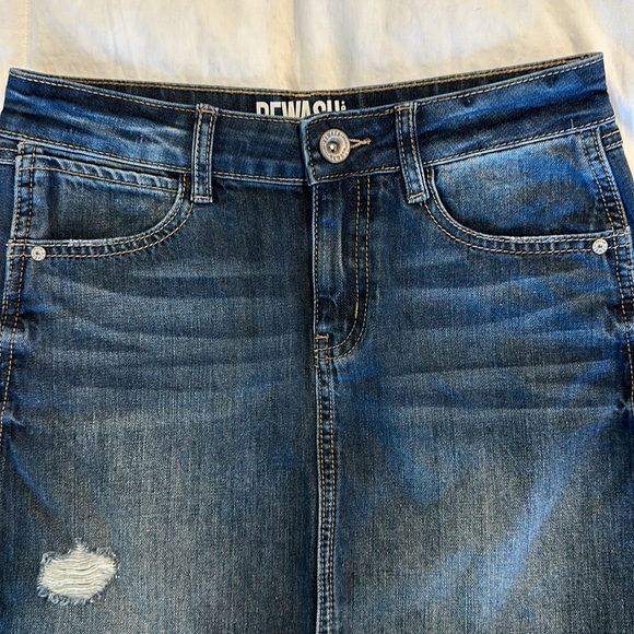 Rewash Juniors Size 1/25 Denim Jean Skirt - Picture 2 of 4